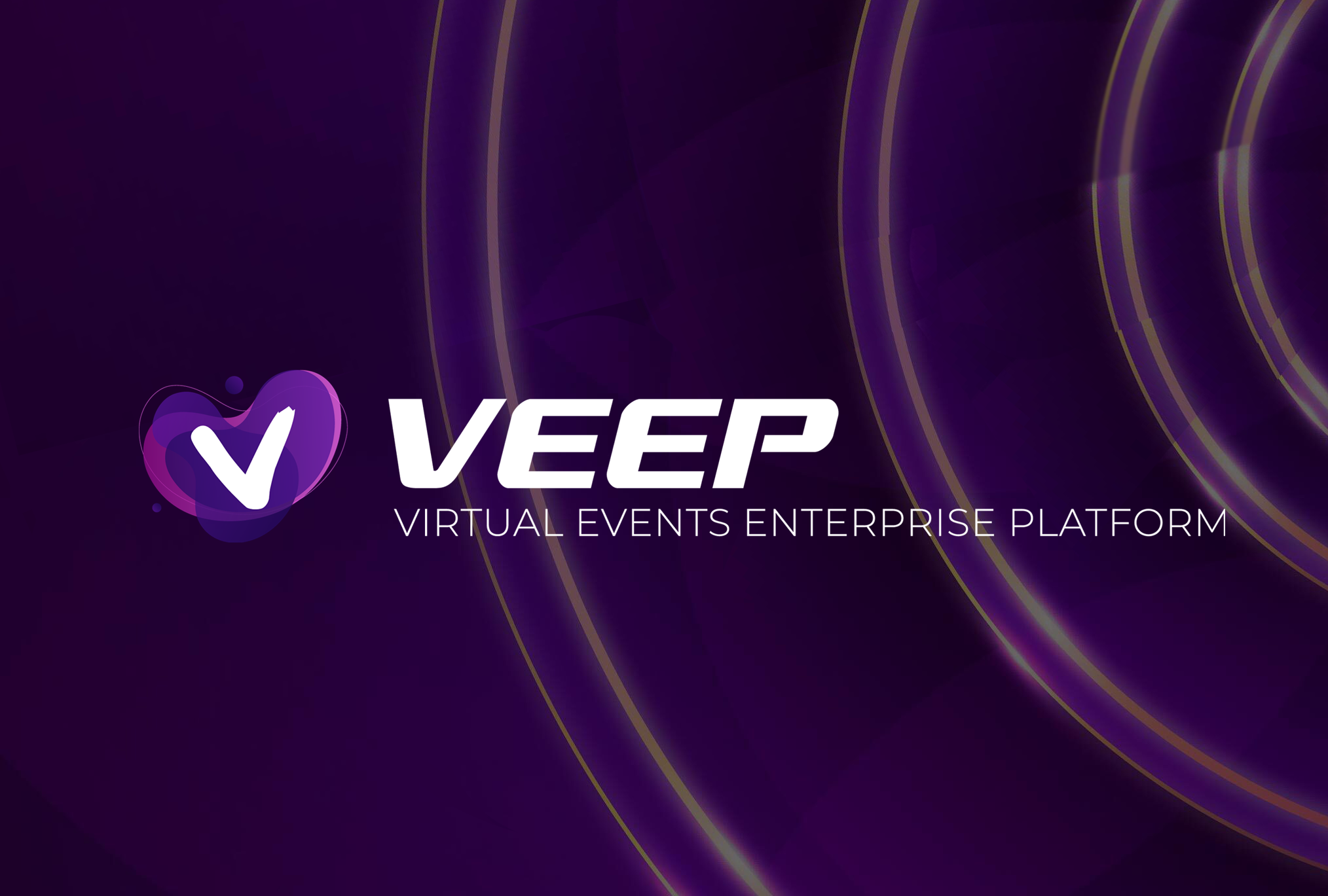 VEEP logo representing innovative solutions for hybrid event management in the post-Covid era.