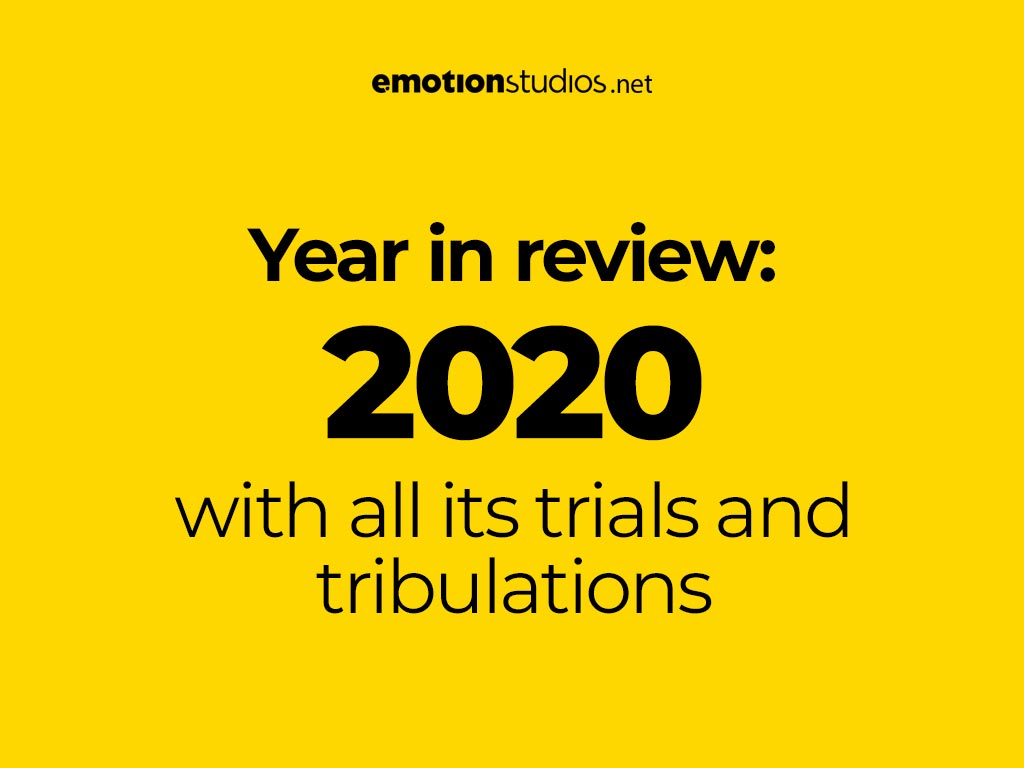 Team collaboration on digital projects during 2020, adapting to the new normal with virtual events and innovative web solutions.